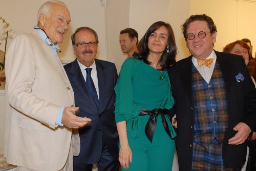 Paolo Fresco, Frediano e Sonia Farsetti, Philippe Daverio.jpg